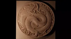Ouroboros CNC 3d Print High Relief Sand Casting 3D print model