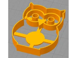 Owl cookie cutter