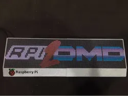 Retro Arcade Clock - Rpi2DMD - P2.5 Cover for Frame Kit
