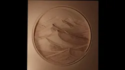Sand Dunes CNC 3d Print High Relief Sand Casting 3D print model