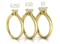 Solitaire Engagement rings Collection printable 3dmodels 3D Model Pack