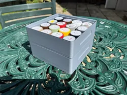 Stackable Tamiya 10ml Paint Storage Boxes 3D print model