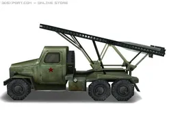 ww2 bm13 missle truck