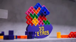 3D Tetris Balance Game