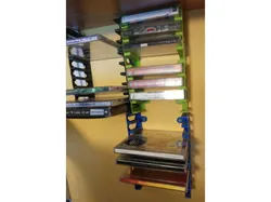 8 compact cassette wall rack