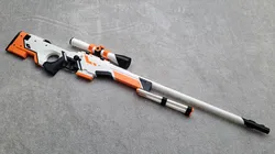AWP Asiimov Sniper Rifle (Rubber Band Gun)