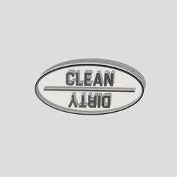 Clean & Dirty Dishwasher Magnetic Sign
