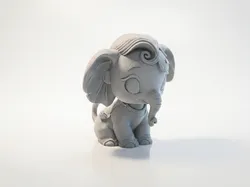 Cute Elephant Figurine Chibi Animal 3D Printable