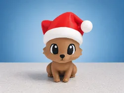 Cute Little Christmas Kitty