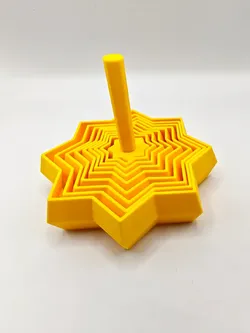 Fidget Star with a handle