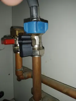 Handle for washing machine valve