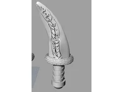 Lego Ninjago Life Size Prop - Silver Fang Blade