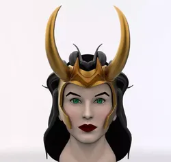 Loki  Crown 3D print model