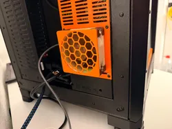 Noctua NF-A8 Fan Cover  Push-Fit Mount  Honeycomb Design (No Screws)