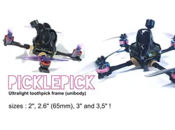PicklePick : 2inch, 65mm, 3 and 3.5 inch toothpick quadcopter frames