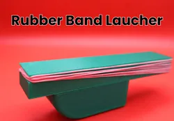 Powerful Rubber Band Gun - 1 Hour Print– 7‑Shot Easy‑Aim Blaster (No Hardware)