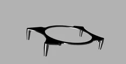 Remix of 120mm fan mount for BTT Manta M8P using shorter screws