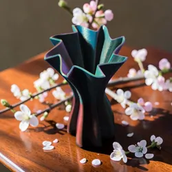 Spiral Bloom Vase – Stunning Gradient 3D Print (NO SUPPORTS)”