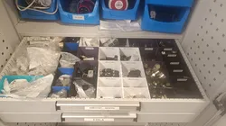 Storage boxes/containers/bins for steel workshop cabinets