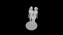 Two Topless Women