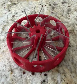 Ultrasonic Slide‑Cleaning Carousel (25 mm × 25 mm Slides)