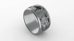 Voronoi Patterned Ring