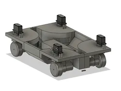 !work in progress (finished prototype)! RC rover with individual wheel stearing