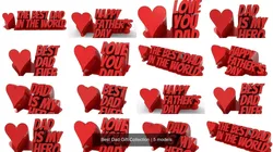 Best Dad Gift Collection 3D Model Pack