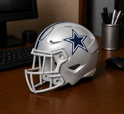 Dallas Cowboys Football Helmet - With Stripes