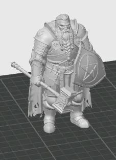 D&D Dwarf Paladin - Warrior