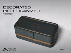 Decorated Pill Organizer – Inlay Design
