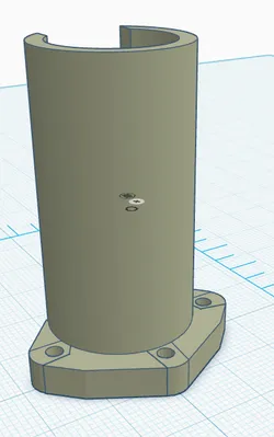 Ender 5 MAX Toolhead stabilizer bracket for Feedline