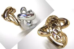 Fusion light weight gold ring 3D Model Pack