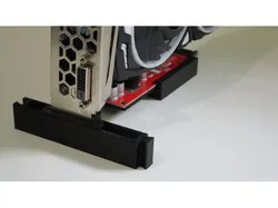 GPU and Riser Stand Horizontal Interlock Dove Tail With Revision 2 for mining setup