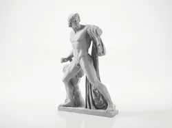 Iron Dioscurus Classical Statue 3D Printable
