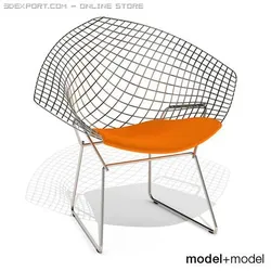 knoll bertoia diamond chair