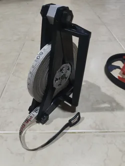 Long Measuring Tape housing - with side holder & winder