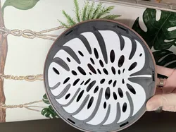 Monstera Leaf Plant Catcher Tray & Humidifier