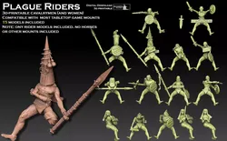 Plague Riders 3D print model