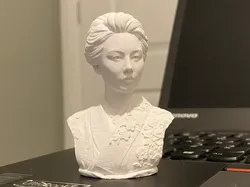 Pretty lady bust #4 - Free 3D Print Model