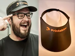 Printables Visor Cap - wearable