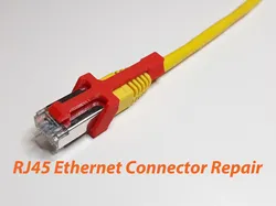 RJ45 Ethernet Cable Connector Repair