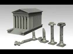 Roman Temple Builder ROYALTY FREE VERSION 3D print model