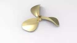 Ship Propeller 3 Blade 3D print model