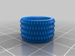 Simple M3 hex head bolt knob