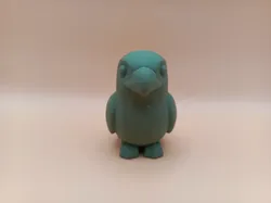 Smooth Chibi Bird Sculpture