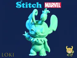 Stitch as Loki (Disney meets Marvel)