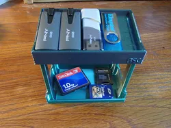 USB or SD card holder for your desk
