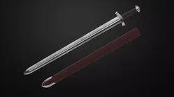 Weapons Encyclopedia 001  Viking Sword 3D print model