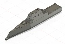 Zumwalt-class Guided Missile Destroyer Model